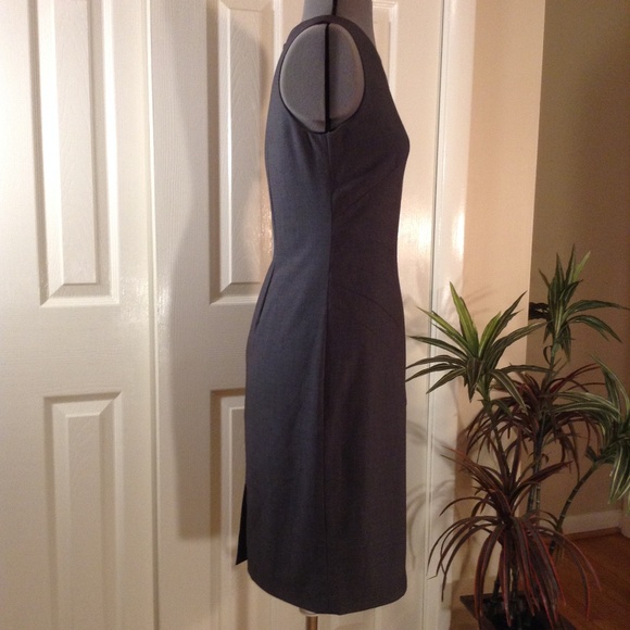 Calvin Klein Charcoal  Career Sheath Dress - Picture 3 of 8